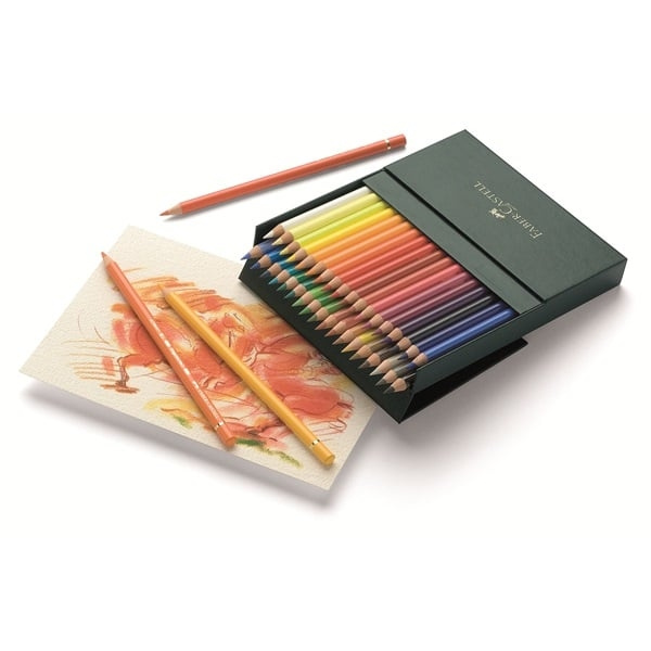 Faber-Castell Polychromos färgpennor - Ask med 36 st (110038) i gruppen SPORT, FRITID & HOBBY / Hobby / Måla & Rita / Pennor, kritor & tusch hos TP E-commerce Nordic AB (D13813)