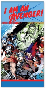 AVENGERS Handduk - 70x140 cm - AVENGERS (110050) i gruppen HEM, HUSHÅLL & TRÄDGÅRD / Badrum / Handdukar hos TP E-commerce Nordic AB (D13825)