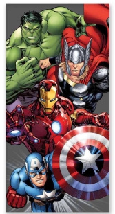 AVENGERS Handduk - 70x140 cm - AVENGERS (110051) i gruppen HEM, HUSHÅLL & TRÄDGÅRD / Badrum / Handdukar hos TP E-commerce Nordic AB (D13826)