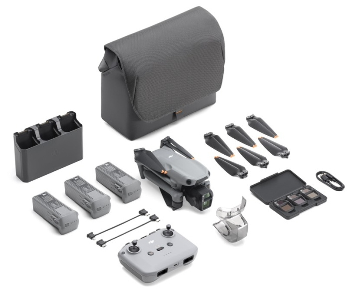 DJI Air 3S Fly More Combo (DJI RC-N3) - Drönare i gruppen LEKSAKER, BARN- & BABYPRODUKTER / Radiostyrt / Drönare hos TP E-commerce Nordic AB (D13828)