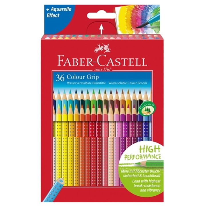 Faber-Castell Färgpennor - Kartongask - 36 st (112442) i gruppen SPORT, FRITID & HOBBY / Hobby / Måla & Rita / Pennor, kritor & tusch hos TP E-commerce Nordic AB (D13840)