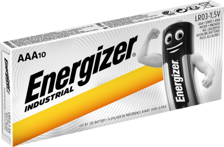 Energizer Industrial AAA 10-pack i gruppen HEMELEKTRONIK / Batterier & Laddare / Batterier hos TP E-commerce Nordic AB (D13869)