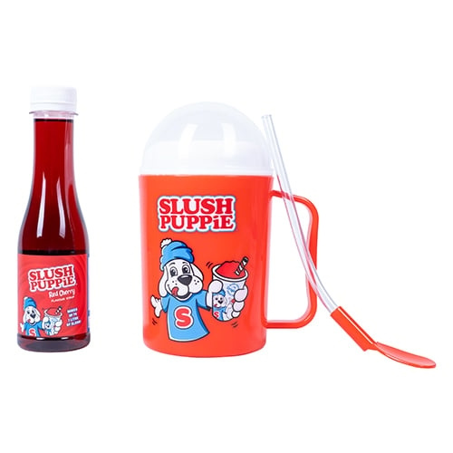 Fizz Creations Slush Making Cup & Original körsbärssirap-set i gruppen SPORT, FRITID & HOBBY / Roliga prylar / Smarta saker hos TP E-commerce Nordic AB (D14078)