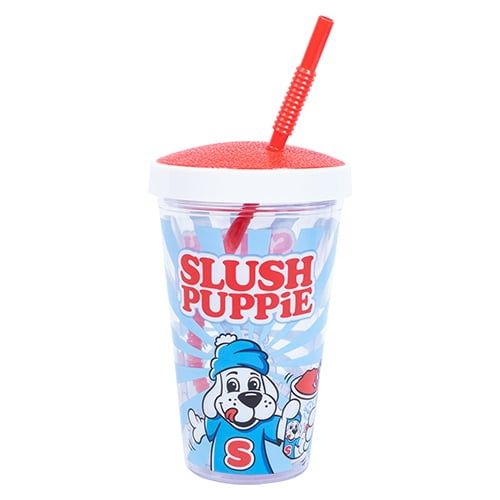 Fizz Creations SLUSH PUPPiE kopp och böjbart sugrör i gruppen SPORT, FRITID & HOBBY / Roliga prylar / Smarta saker hos TP E-commerce Nordic AB (D14248)