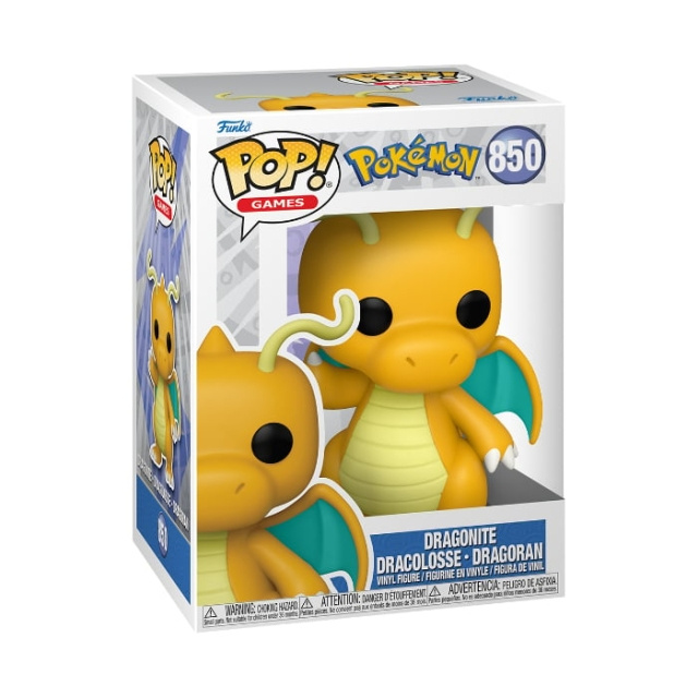 Funko Pop! POP Vinyl Pokémon Dragonite (74220) i gruppen LEKSAKER, BARN- & BABYPRODUKTER / Leksaker / Figurer, Miniatyrer & tillbehör hos TP E-commerce Nordic AB (D14412)