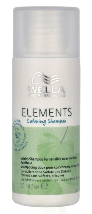 Wella Elements - Calming Shampoo 50 ml i gruppen SKÖNHET & HÄLSA / Hår & Styling / Hårvårdsprodukter / Schampo hos TP E-commerce Nordic AB (D14559)