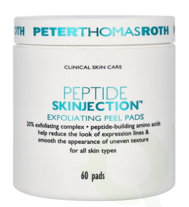 P.T. Roth Peptide Skinjection Peel Pads 60 piece 60 Pcs i gruppen SKÖNHET & HÄLSA / Hudvård / Ansiktsvård / Skrubb / Peeling hos TP E-commerce Nordic AB (D14561)