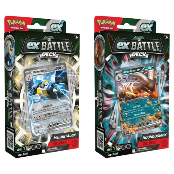 Pokémon Battle Deck EX - Melmetal / Houndoom (POK85591) i gruppen LEKSAKER, BARN- & BABYPRODUKTER / Spel / Kortspel hos TP E-commerce Nordic AB (D15623)