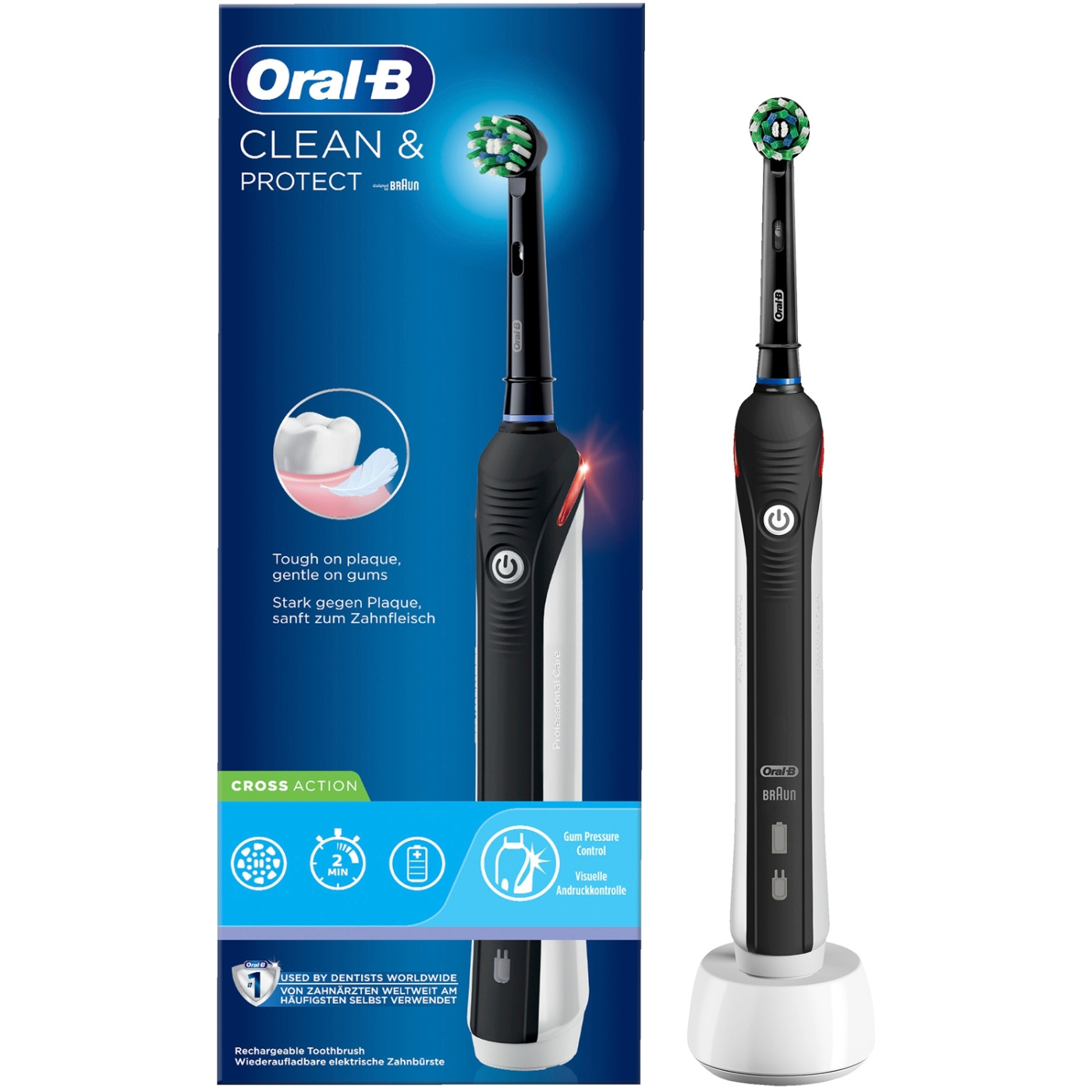 Köp Oral B Eltandborste Clean & Protect Pro 2 - Black | Teknikproffset.se